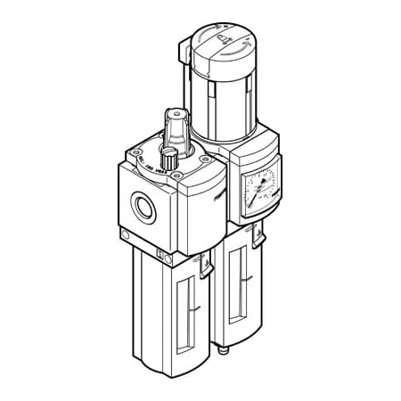 Festo Service Unit Combination MSB6-1/2-FRC5:J1M1-Z MSB6-1/2-FRC5:J1M1-Z